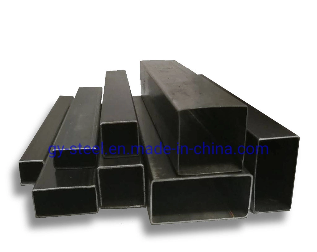 High Quality Rectangular Pipe 50X100 Carbon Rectangular Black Steel Pipe and Tubenon-Alloy Structure Pipeastm