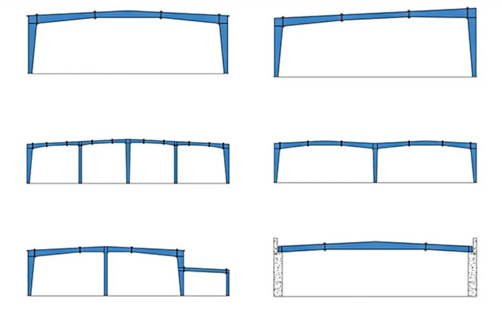 Professional Economical CE Prefabricated/Prefab Galvanized H Beam Design Building Metal Q345/Q235 Large Span Steel Structure for Factory Warehouse Workshop