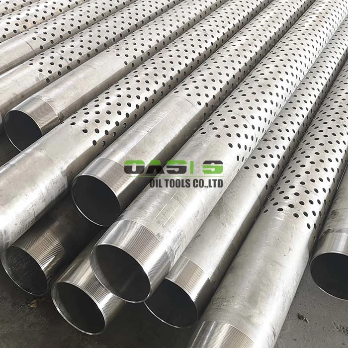 Oasis Stainless Steel 304 304L 316L Perforated Base Casing Tubing for Drilling