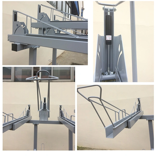 Two Tier Bike Rack Cycle Vertical Bike Storage Stand for Parking Rack