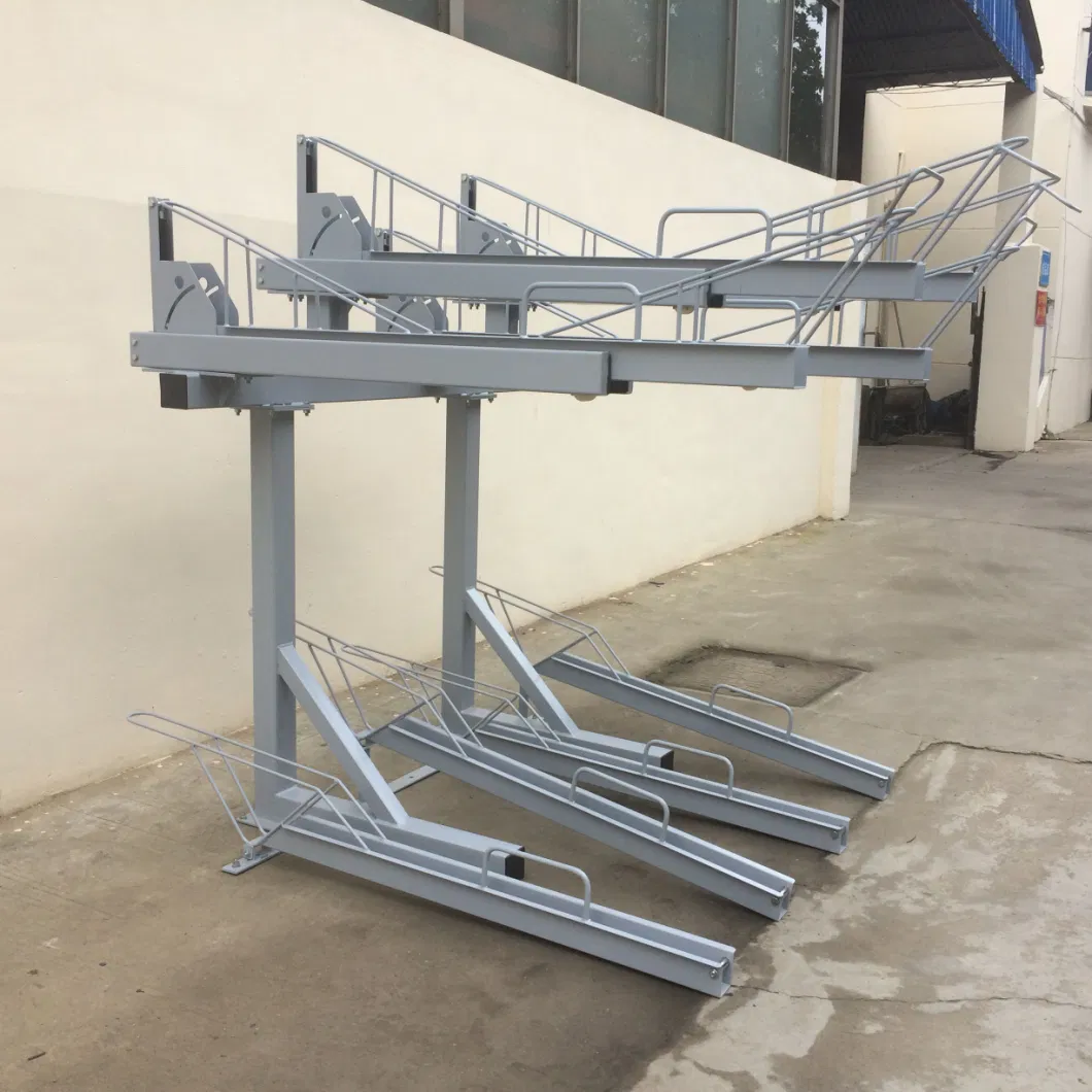 Two Tier Bike Rack Cycle Vertical Bike Storage Stand for Parking Rack