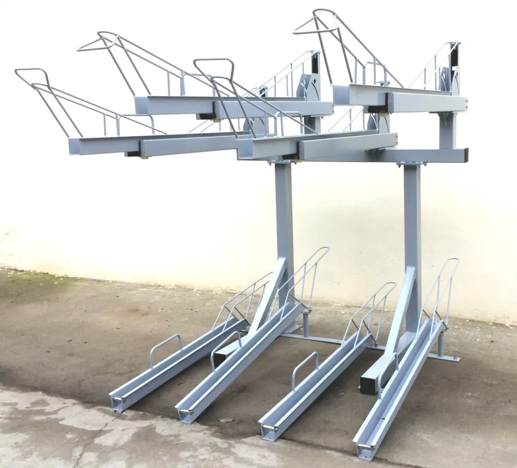 Two Tier Bike Rack Cycle Vertical Bike Storage Stand for Parking Rack