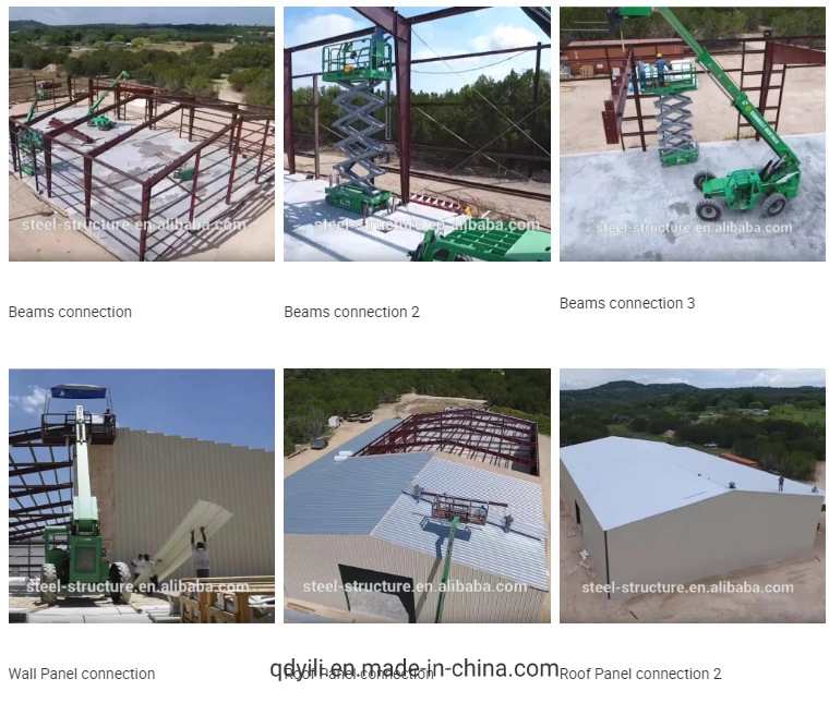 Frame Building Industrial Steel Structure Workshop / Warehouse Prefab Building