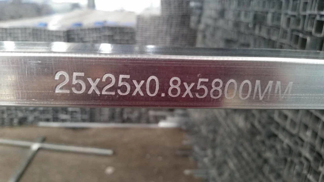 ASTM A36 50X50 Steel Rectangular Tube Weight Square Pipe 40X80 Rectangular Square Hollow Section