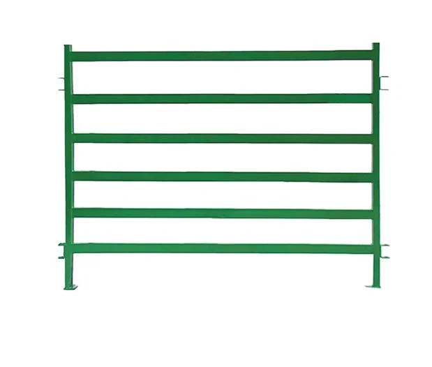 Cattle Corral Fence with Round, Oval or Square Pipe