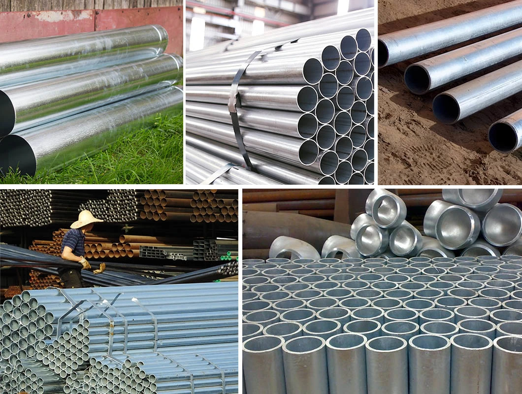 75X75 Galvanized Square Pipe ASTM DN15 DN20 DN25 DN32 DN40 Hot DIP Galvanized Steel Tube