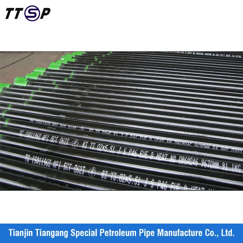 Seamless OCTG Casing Pipe and Oil Tubing Pipe with J55/K55/N80/L80/P110/Btc/Stc/Ltc/R3