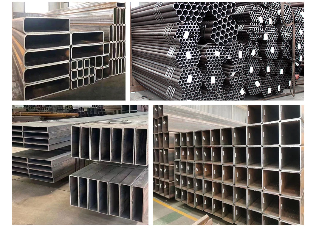 Ms Pipe Welded Black Square ERW Pipe Square Tube Galvanized Steel Square/Rectangular Metal