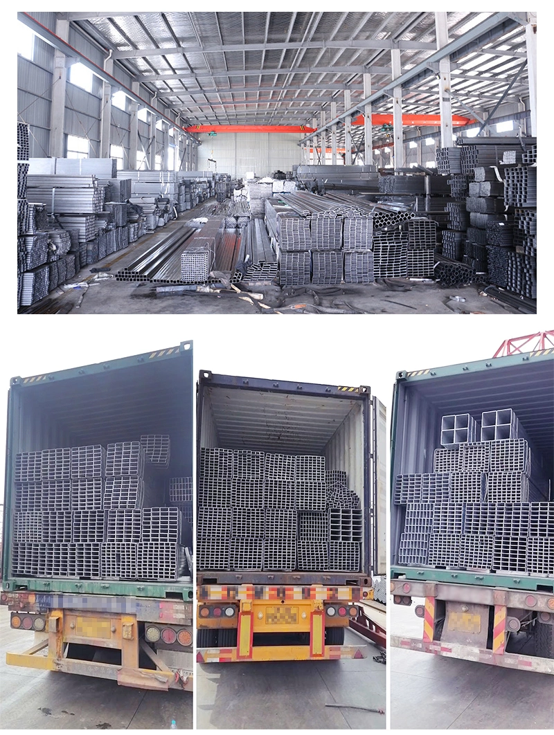 Galvanized Galvanised Steel Tube Pipes Hot-Rolled Gi Square Steel Pipe Shs Hollow Section