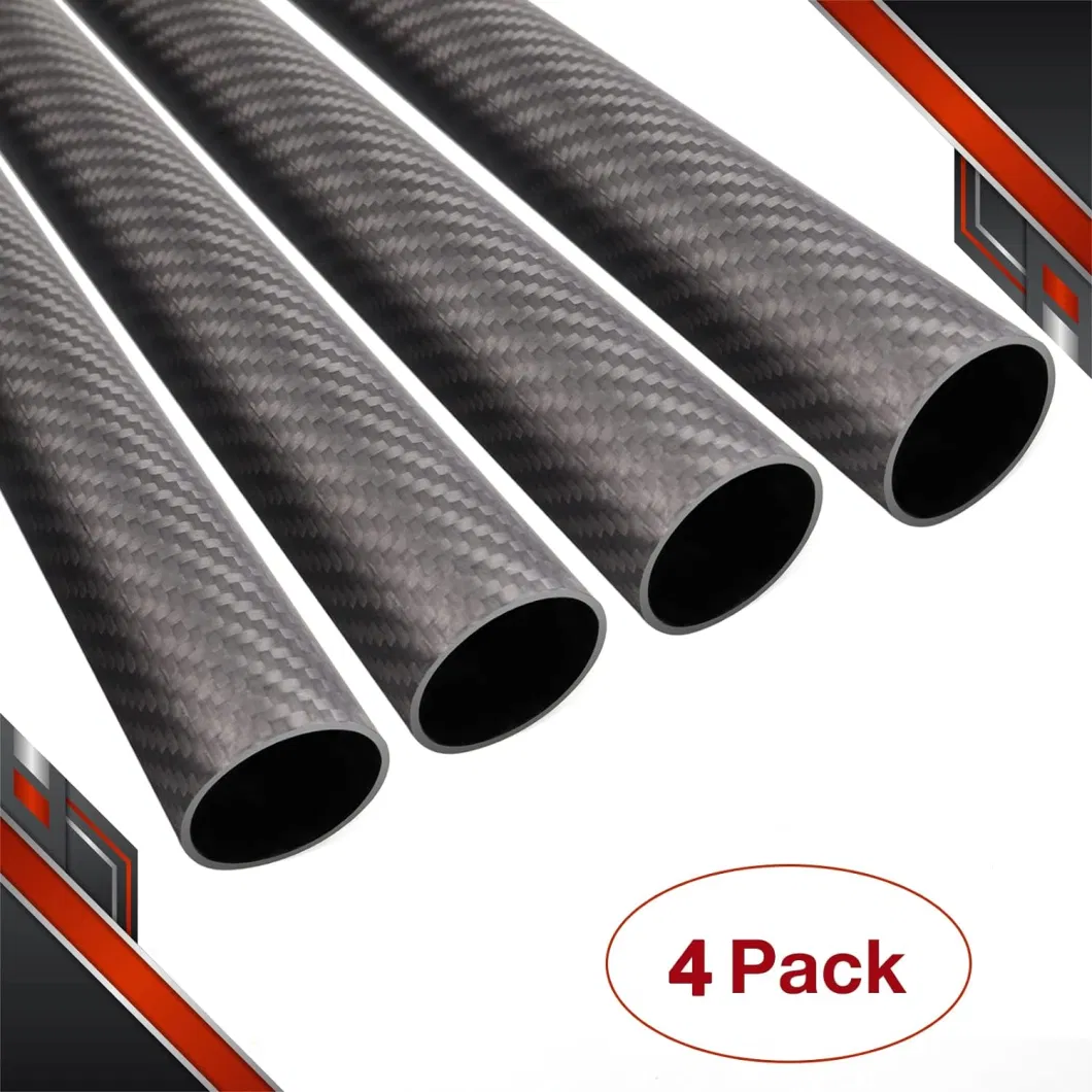 Carbon Fiber Square Round Pipe Carbon Fiber Connector Pipe Tubes