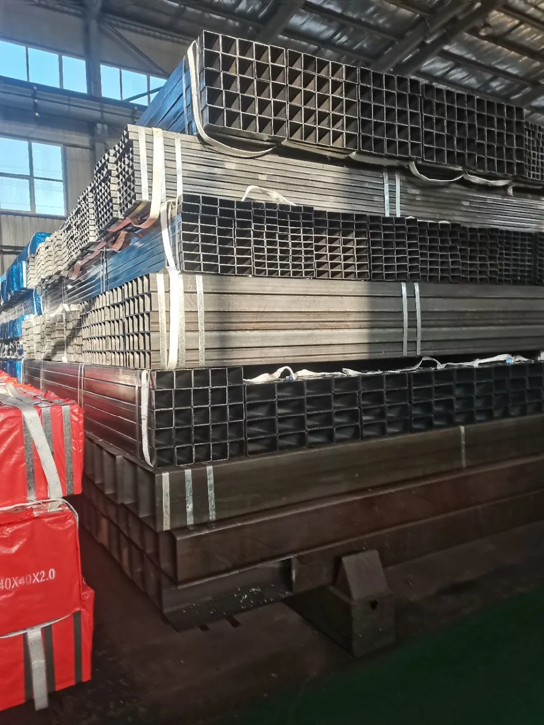 GB Q235 Ms Hot Dipped Galvanized Rectangular Square Steel Hollow Tubing