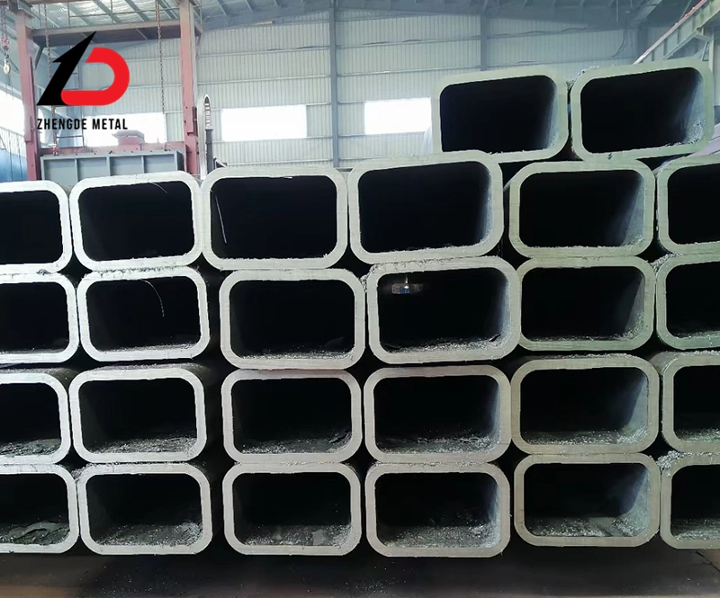 Factory Stock Tubular 2X4 Rectangular Steel Square Tube Black Iron Black Q195 Iron Bi Pipe Rhs Tube for Building with Cheap Price