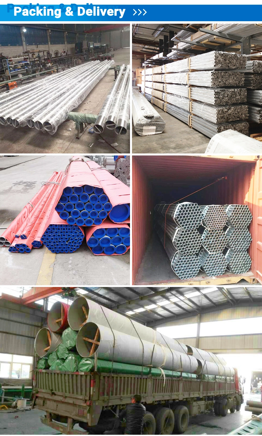 ASTM A778, ASTM A789 Stainless Steel Pipe Tubular Stainless Steel A312 TP304