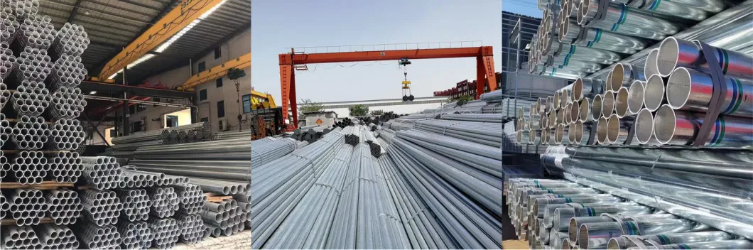 China Supplier Low Price Large Stock Steel Pipe Gi A53 Hot Rolled Galvanized Steel Tube Pipe