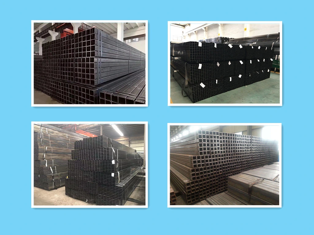 Black Iron Square Tube / Black Rectangular Steel Tube