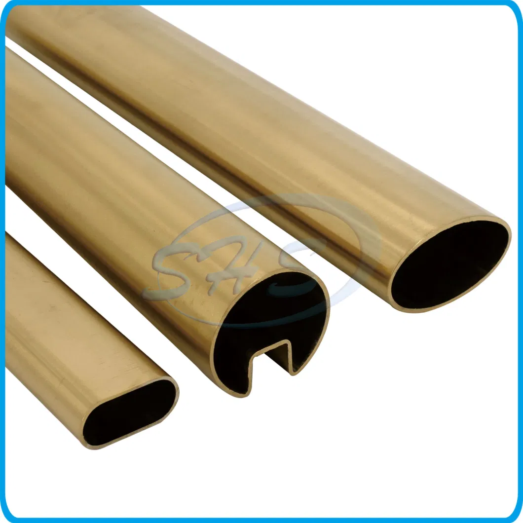 Stainless Steel Square Slotted Tubing for Glass Railing