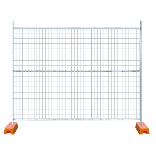 High Quality Steel Tubing and Wire Mesh Temporary Construction Fence