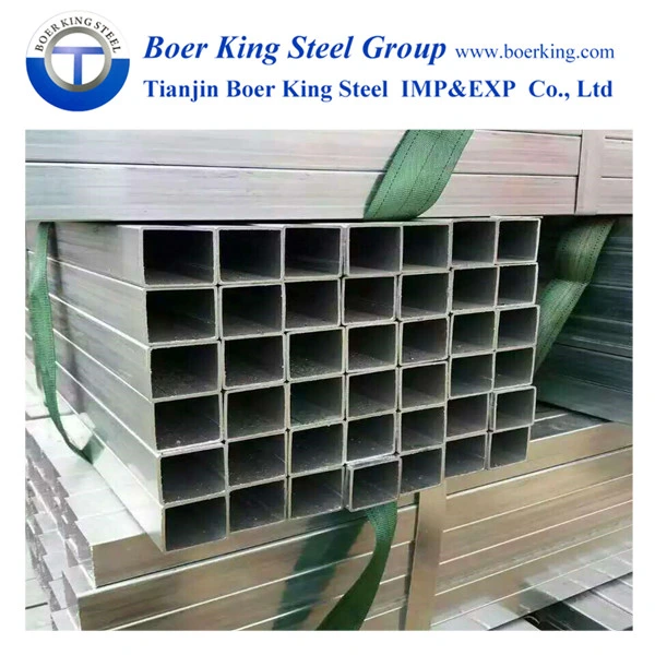 Hot Dipped Ms Hollow Section Black Annealed Welded Steel Square Pipe for Using