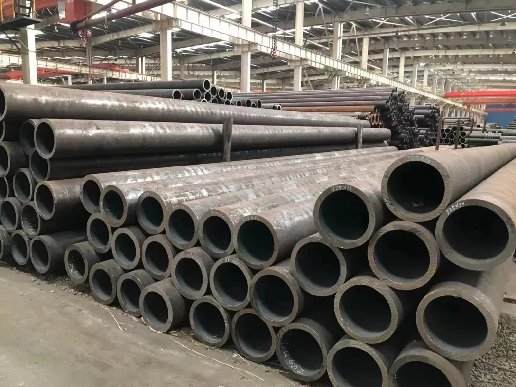 Carbon Seamless Steel Pipes ASTM A106 A53 A160 St37 St52 1020 Round Alloy Carbon Seamless Steel Pipe/Tube Carbon Steel Pipe Custom Size Steel Seamless