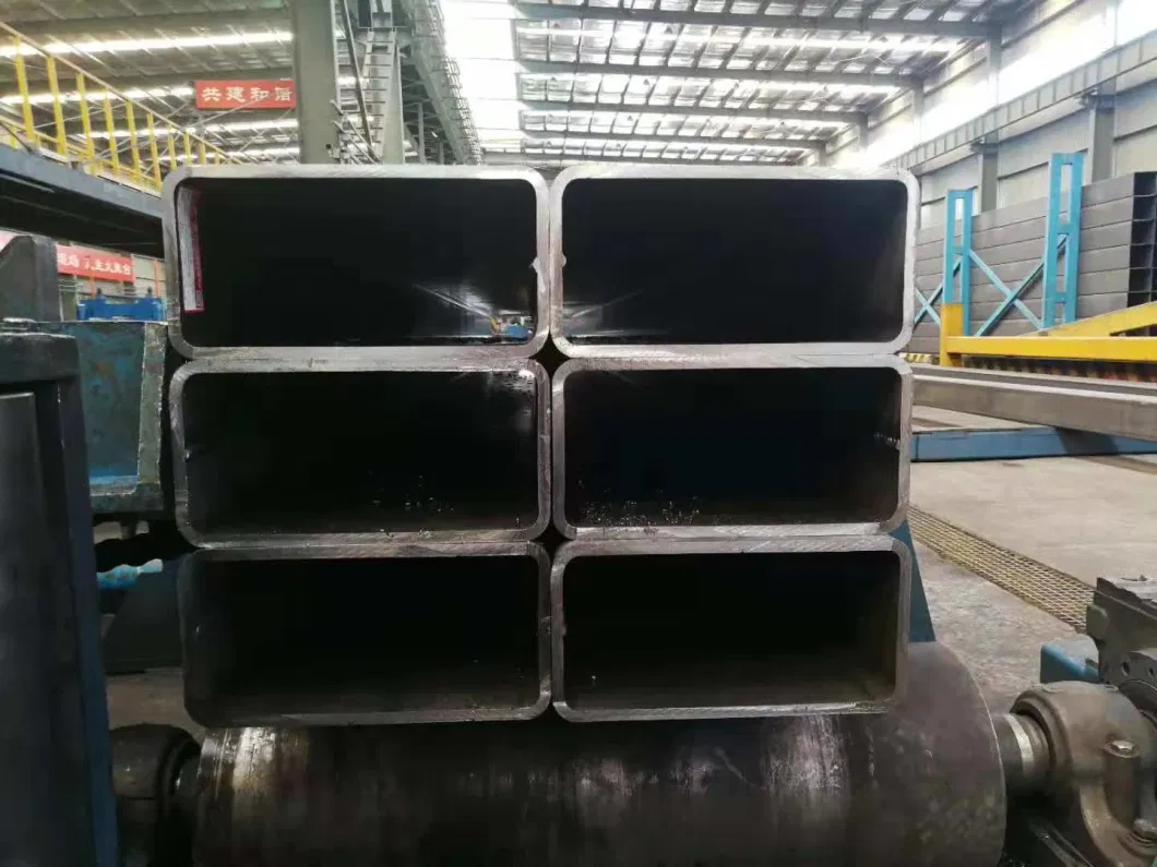 Constraction Material/ ASTM A500 Gr. a/B/C Black Square and Rectangular Tube