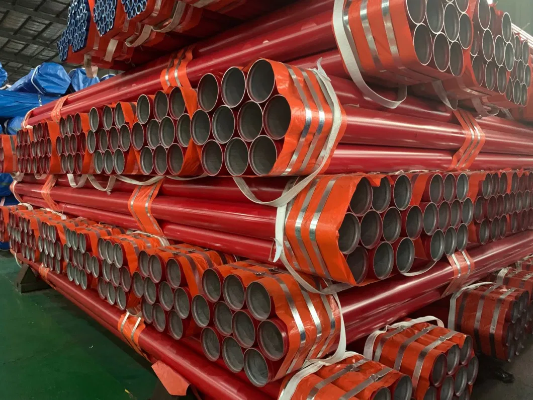 Carbon Steel ASTM A795 A53 Grade B Grooved ERW Fire Pipes