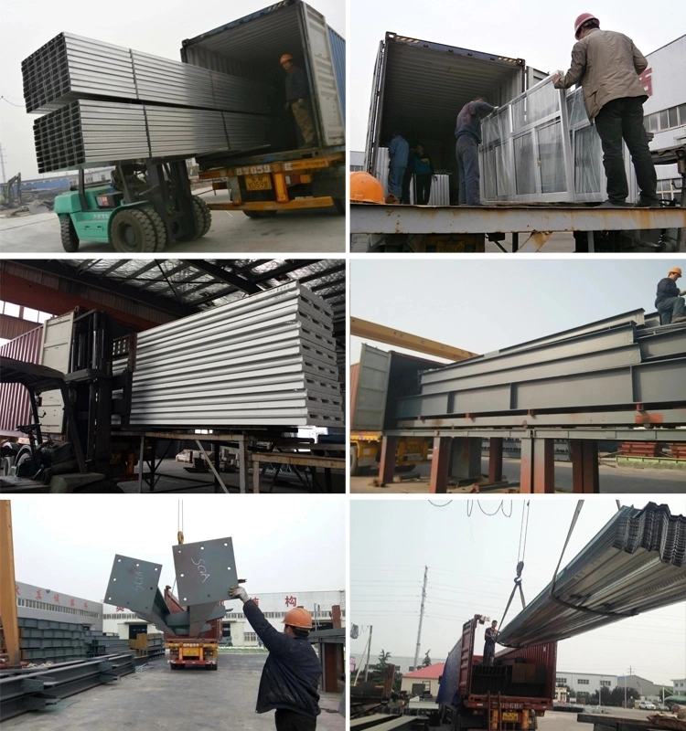 Gable Frame Light Metal Building Prefabricated Industrial Steel Structure Construction