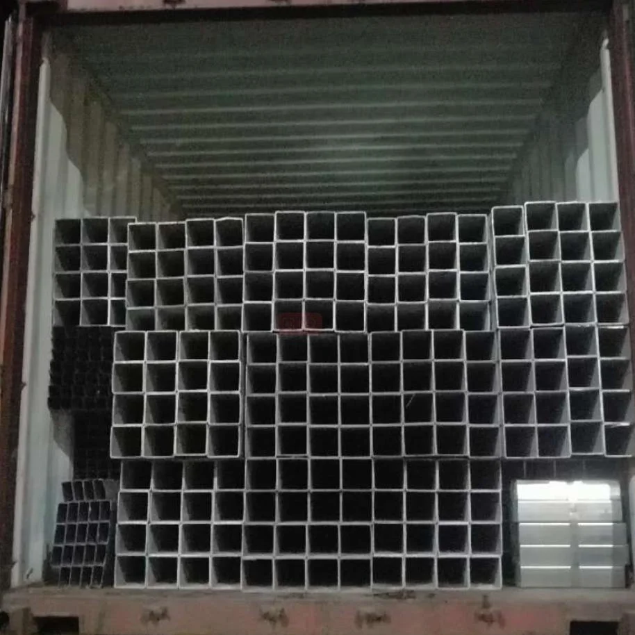 DN15 DN20 Ms Pipe Mild Steel Pipes Round Square Rectangular Carbon Steel Gi Galvanized Pipe