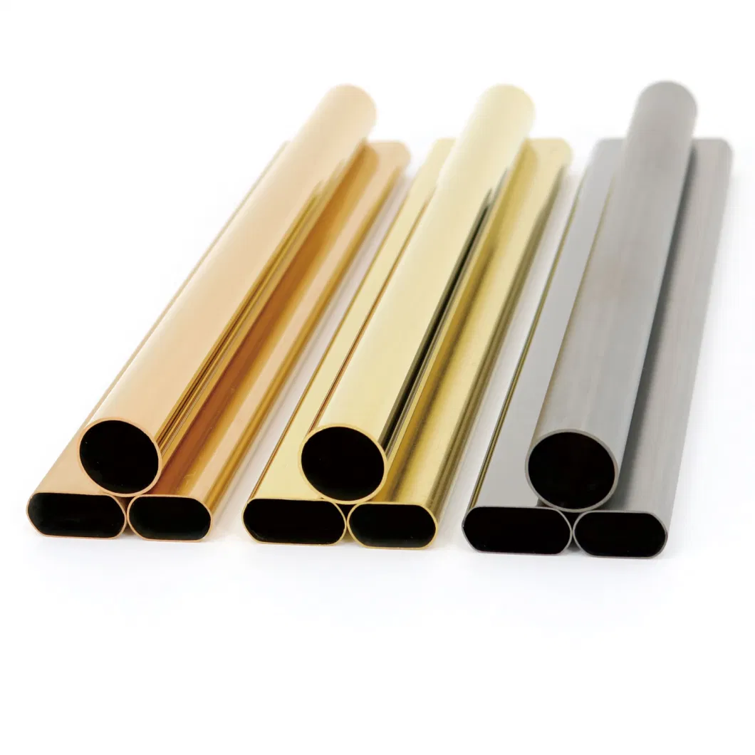 Color Stainless Steel Oval Tubing