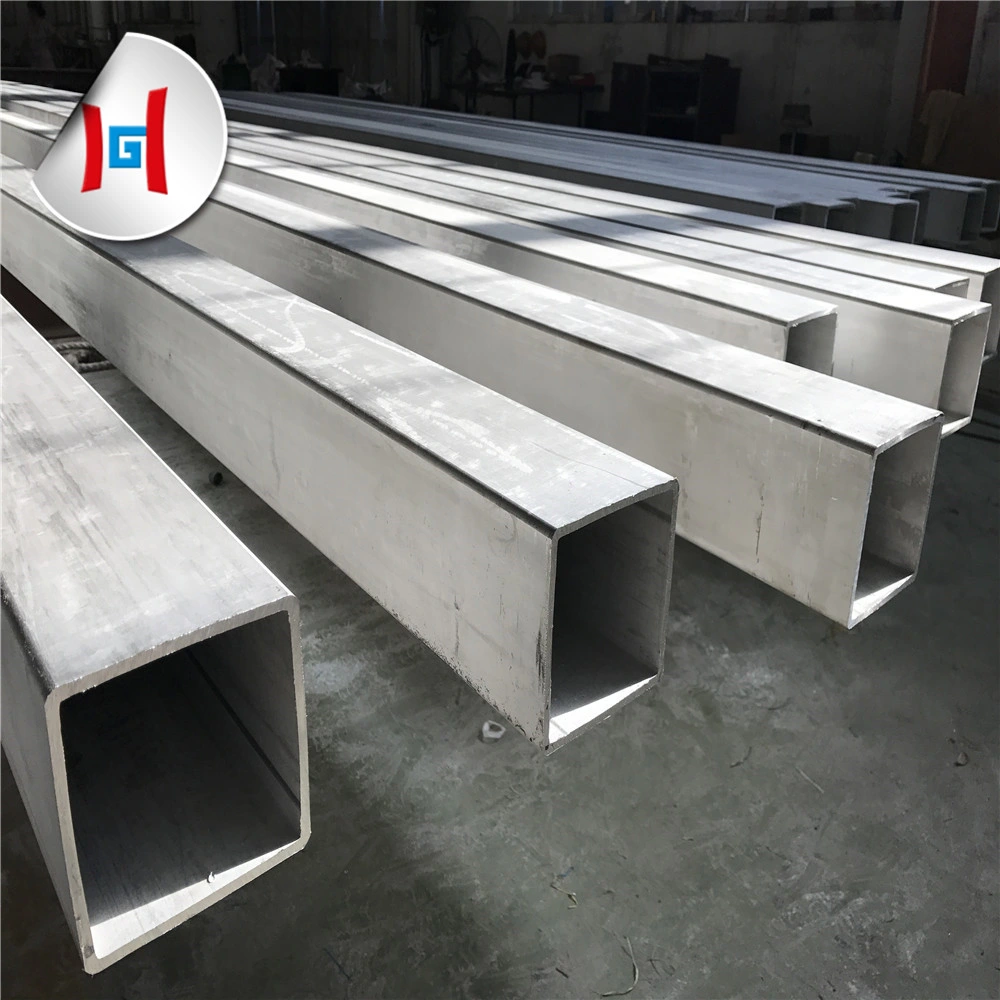 Thin Wall Rectangular Stainless Steel Pipe 304 Polished Welded Stainless Steel Pipe 201