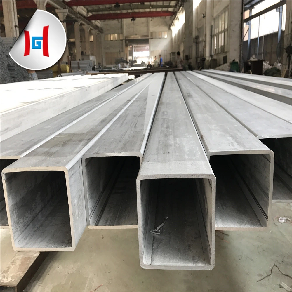 Thin Wall Rectangular Stainless Steel Pipe 304 Polished Welded Stainless Steel Pipe 201