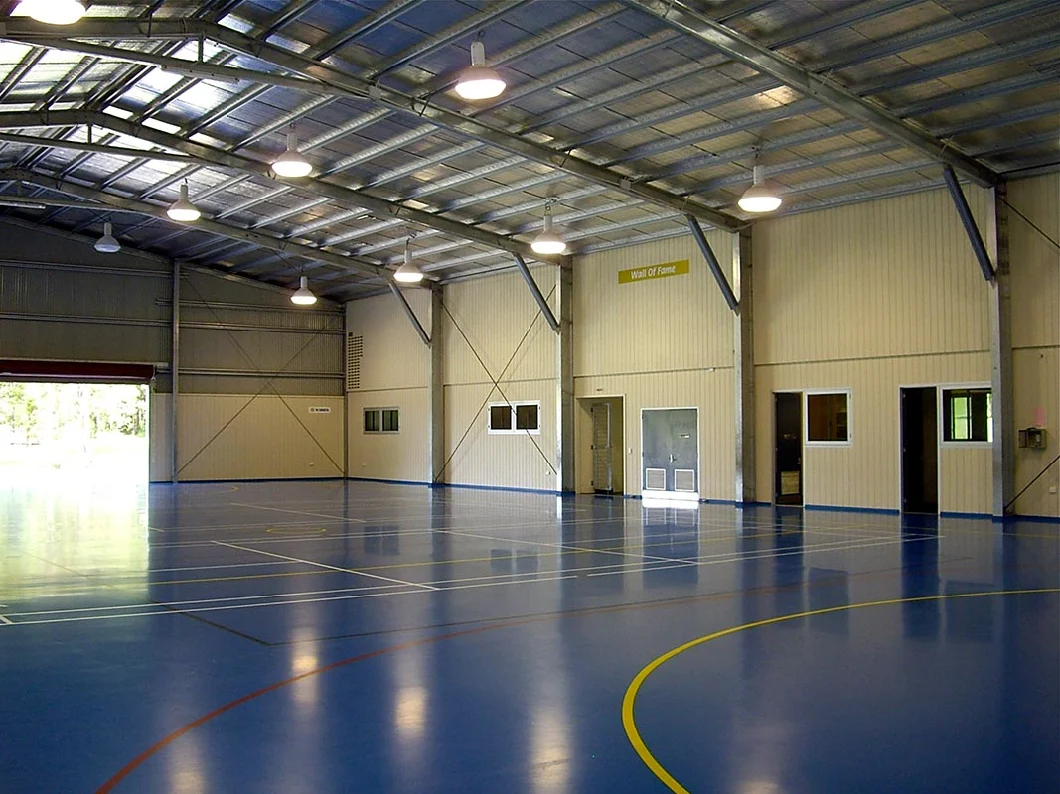 Prefabricated Factory Steel Structure for Indoor Sports Hall Indoor Playground