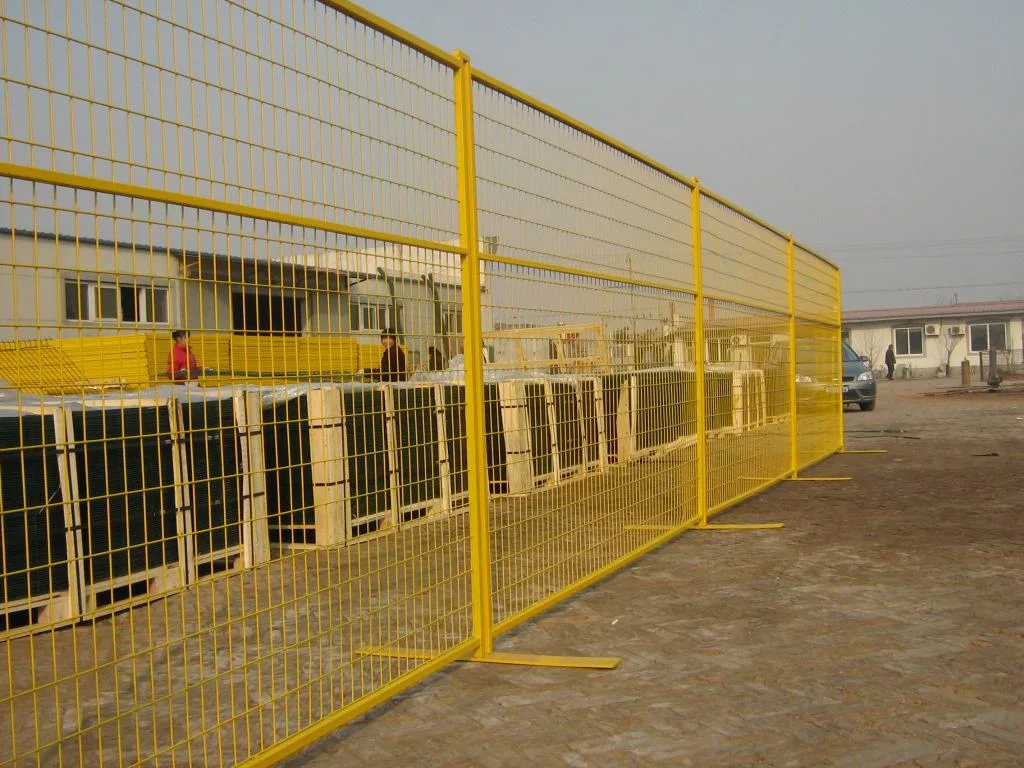 Pengxian Jobsite Fencing China Lightweight Portable Fencing Manufacturing 30 X 30 X 150 mm H. Right Square Steel Rod/Pipe Canada Windoroof Temporary Fencing