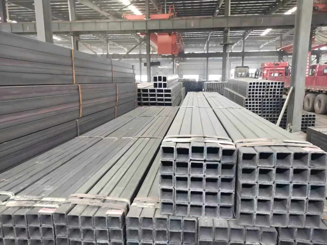 ASTM Steel Profile 2mm Ms Square Tube Galvanized Square and Rectangular Steel Pipe Steel Tubing in Different Shapes