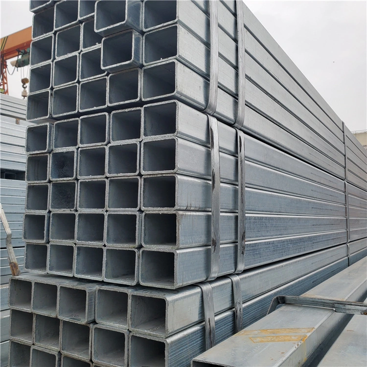 High Quality Corrugated Square Tubing SGCC/CGCC/Dx51d Galvanized Steel Pipe Iron Rectangular Tube