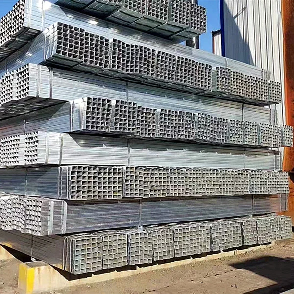 Schedule 40 Galvanized Rectangular Pipe 30mm X 30mm Hot DIP Galvanized Steel Pipe / Gi Pipe Pre Galvanized Steel Pipe Gi Square Pipe Metal Material Galvanized