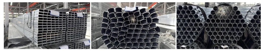 20 Years Welded ERW Round Square Rhs Shs Hollow Section Steel Tube Galvanised Steel Round Tube