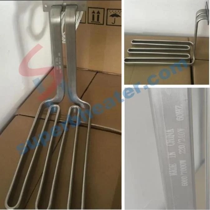 Rectangular Fryer Flat Tubular Heater