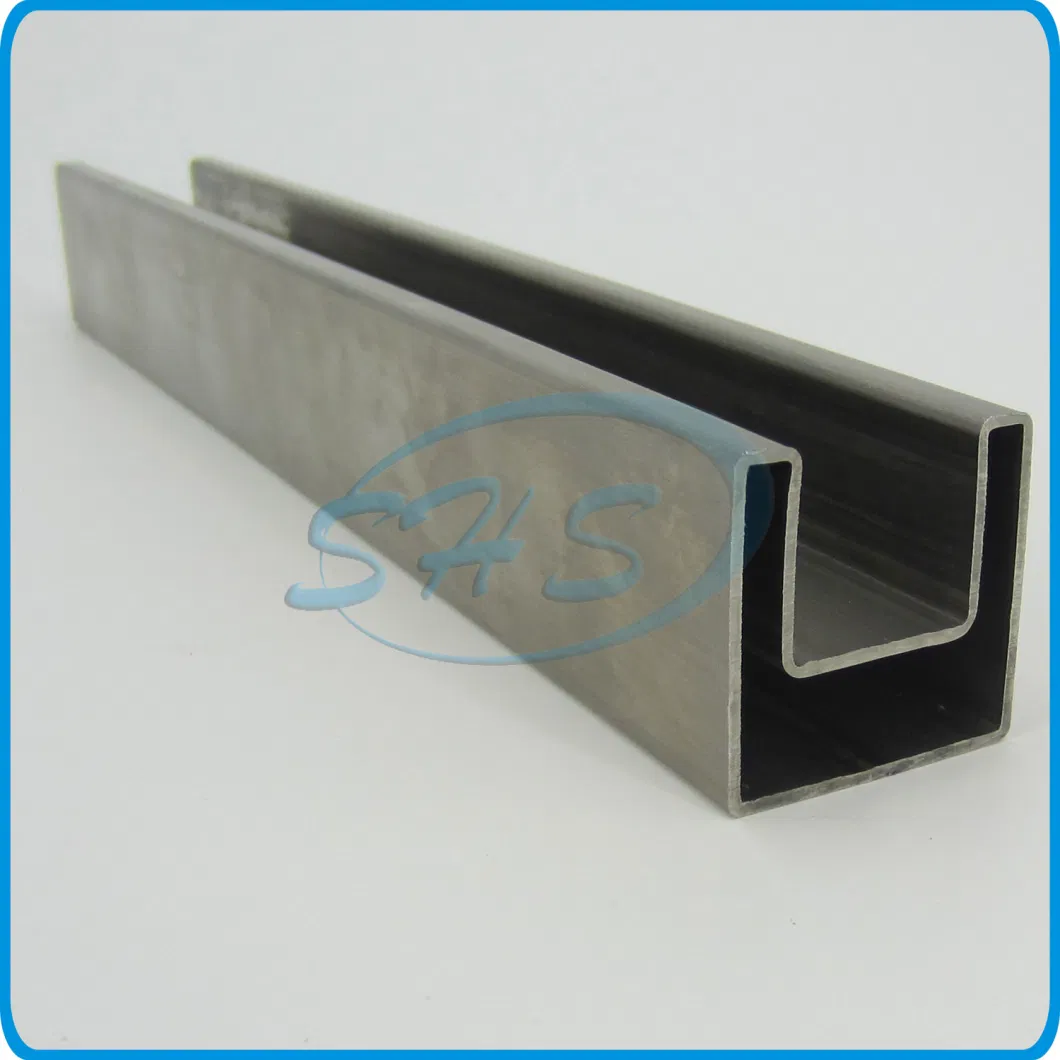 AISI304 Stainless Steel Square Slotted Tubes with Surface Ploshing 600g