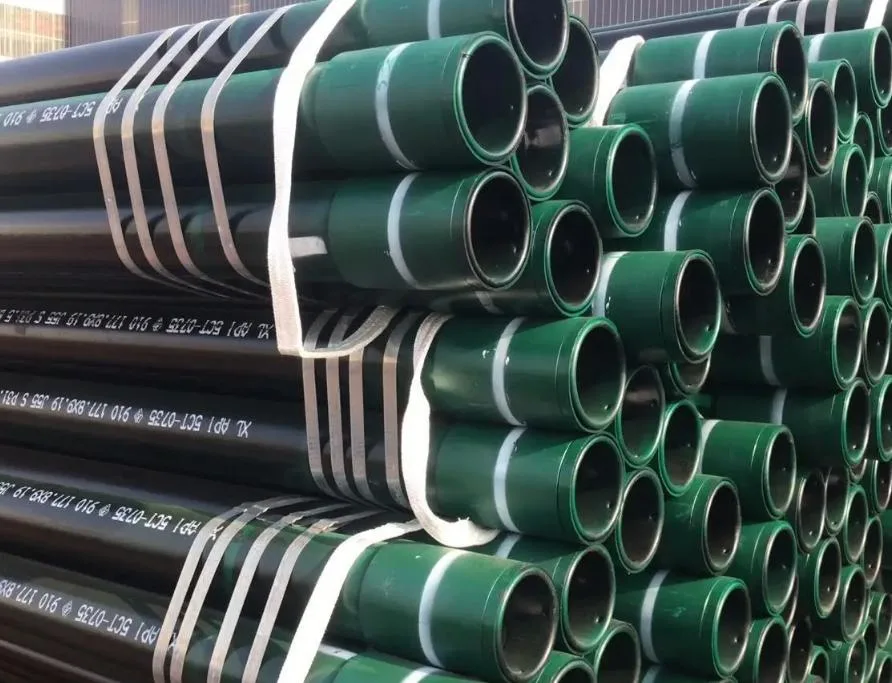 High Quality API 5CT J55 K55 L80 R95 N80 C90 T95 C110 P110 Q125 Steel Oil Drilling Casing Pipe for OCTG