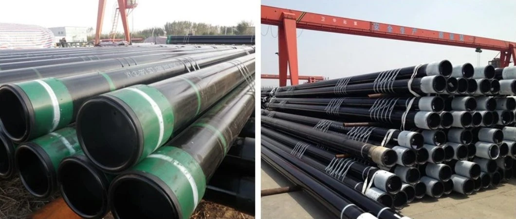 API Steel Casing Drill Pipe or Tubing for Oil Well Drilling in Oilfield Casing Steel Pipe Oil and Gas Well Casing Tube Casing Tubing and Drill