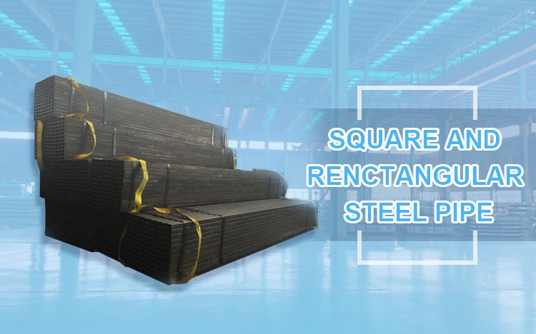 Manufacture Steel Rectangular Tube Galvanized Steel Square Tubing