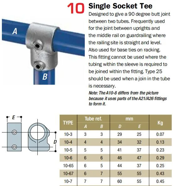 Scaffolding Clamps Galvanized Pipe Clamp 101 Short Tee Casting Iron Structural Pipe Fittings