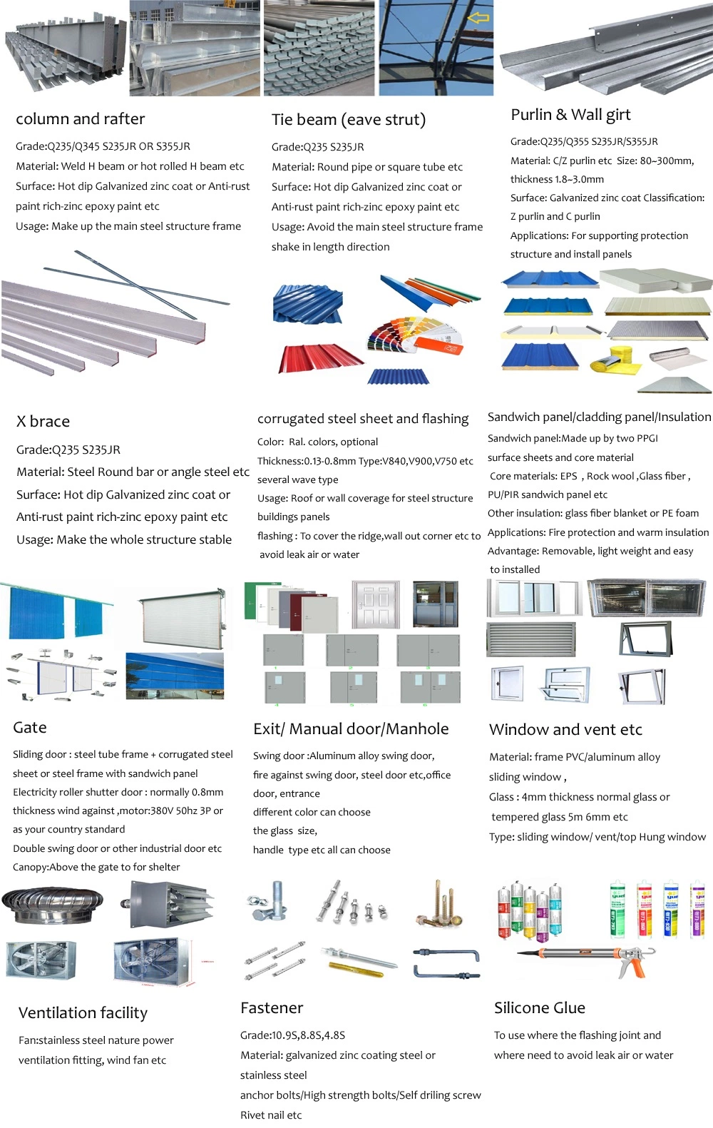 China Manufacturer Customized Prefabricated Steel Structure Sport Hall Tennis Court Construction Building