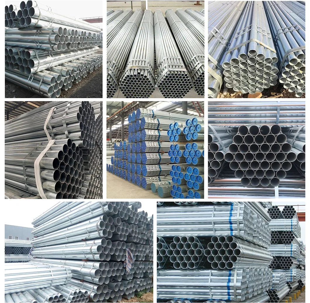 Hollow Gi Pipe Galvanized Steel Tube Gi Square Tubing BS 60 Galvanized Square Steel Pipe Tube with High Quality