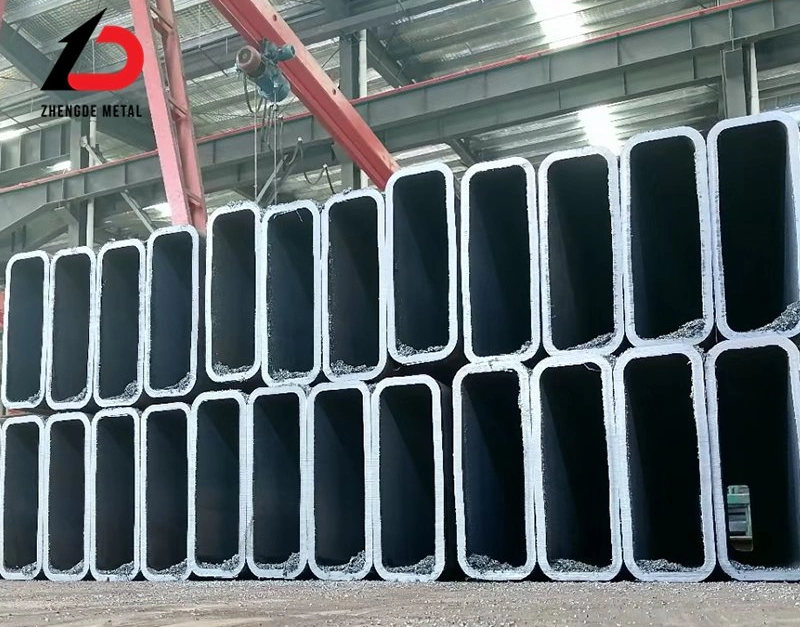 Factory Stock Tubular 2X4 Rectangular Steel Square Tube Black Iron Black Q195 Iron Bi Pipe Rhs Tube for Building with Cheap Price