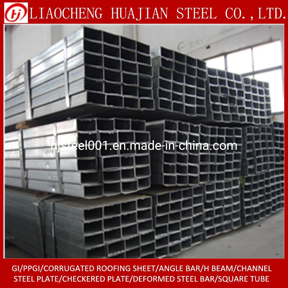 Carbon Galvanized Rectangular Square Tube for Structural Applications