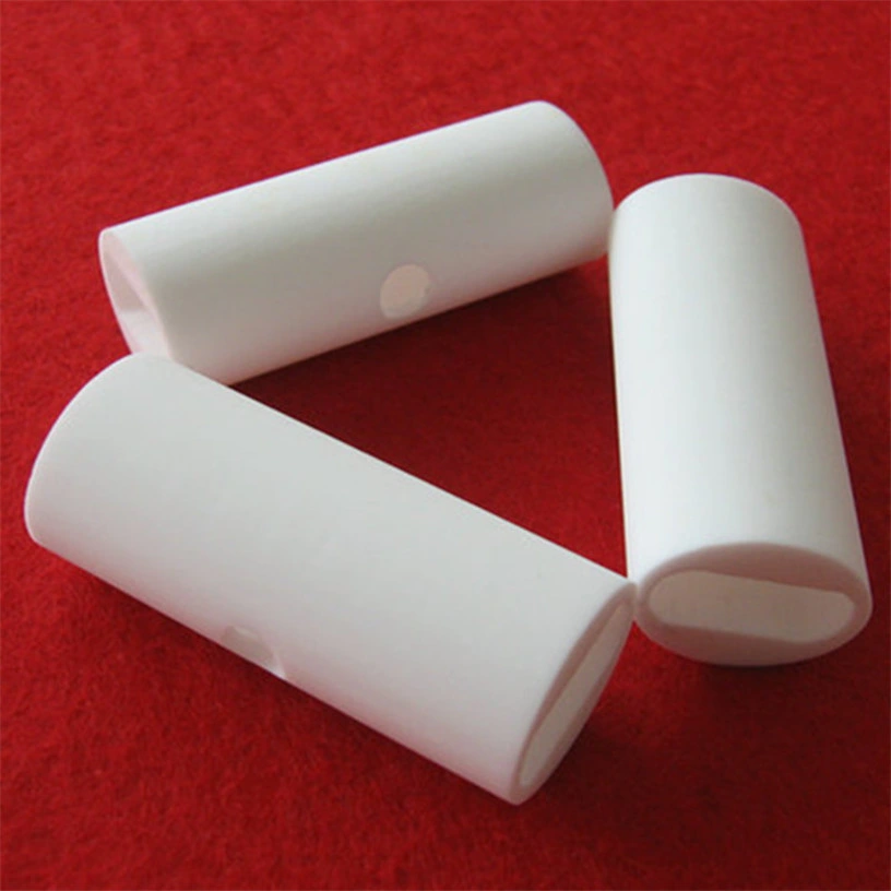 Easy to Process White Color Macor Machinable Glass Ceramic Structural Tube for Auto Machine