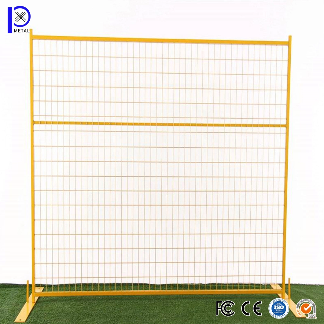 Pengxian Jobsite Fencing China Lightweight Portable Fencing Manufacturing 30 X 30 X 150 mm H. Right Square Steel Rod/Pipe Canada Windoroof Temporary Fencing