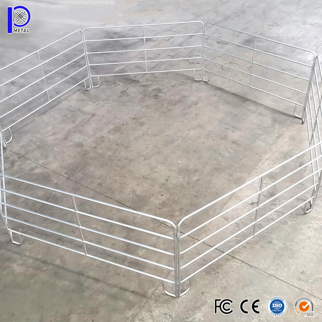 Pengxian Steel Pipe Field Fence China Manufacturing Farm and Garden Fencing 50 X 50 mm Square Rails Floating Livestock Fence