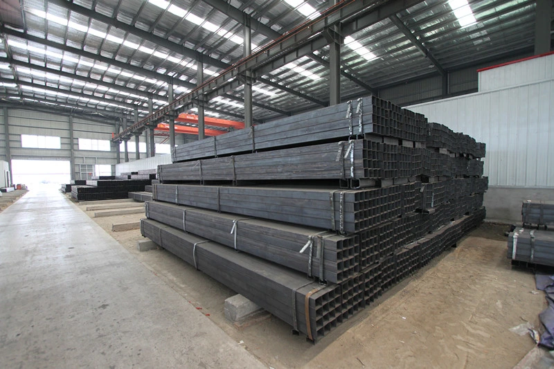 Thin Wall Lightweight Weld Carbon Mild Steel Pipe Rectangular Tubing